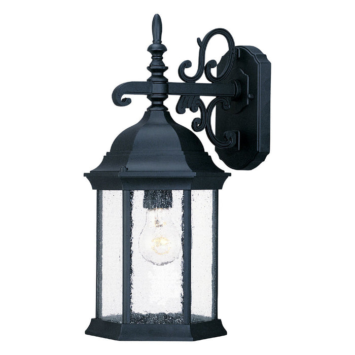 Acclaim Lighting - 5183BK/SD - One Light Outdoor Wall Mount - Madison - Matte Black