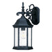 Acclaim Lighting - 5183BK/SD - One Light Outdoor Wall Mount - Madison - Matte Black