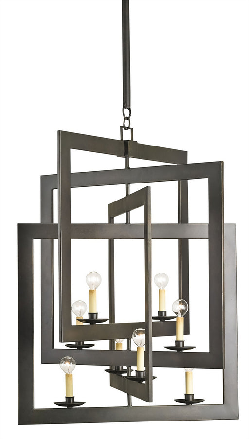 Currey and Company - 9927 - Eight Light Chandelier - Middleton - Bronze Gold