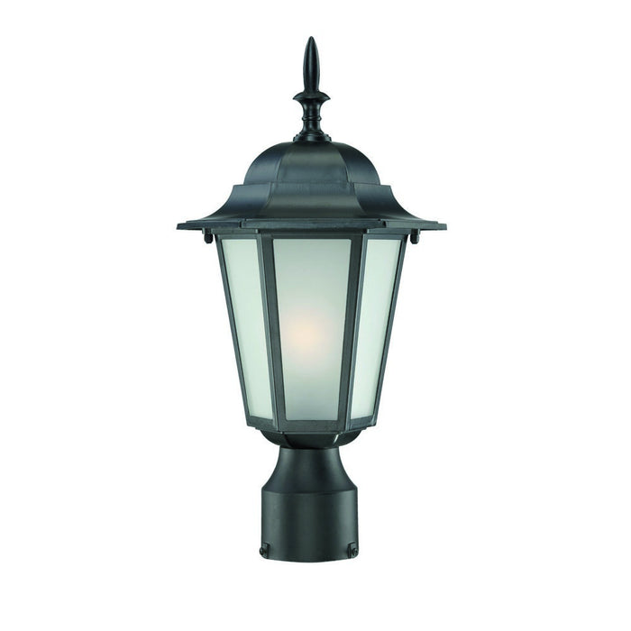 Acclaim Lighting - 6117BK/FR - One Light Outdoor Post Mount - Camelot - Matte Black
