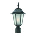 Acclaim Lighting - 6117BK/FR - One Light Outdoor Post Mount - Camelot - Matte Black