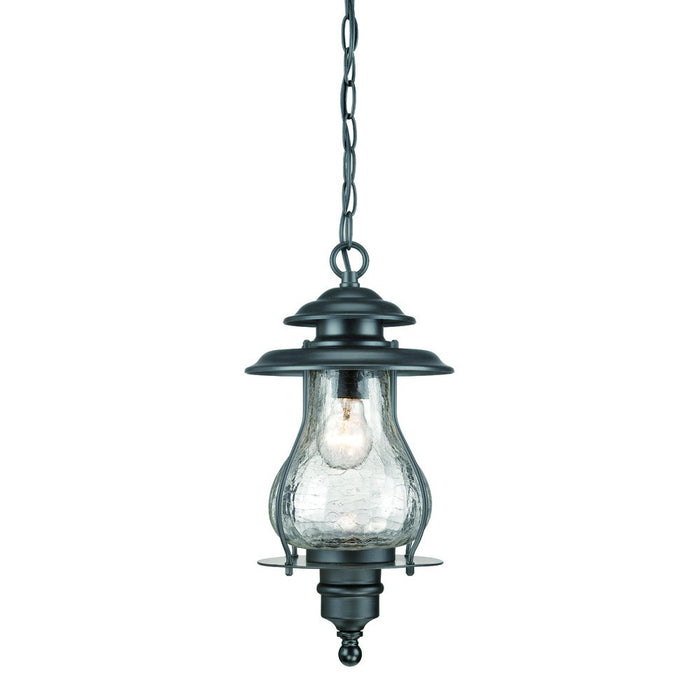 Acclaim Lighting - 8206BK - One Light Outdoor Hanging Lantern - Blue Ridge - Matte Black