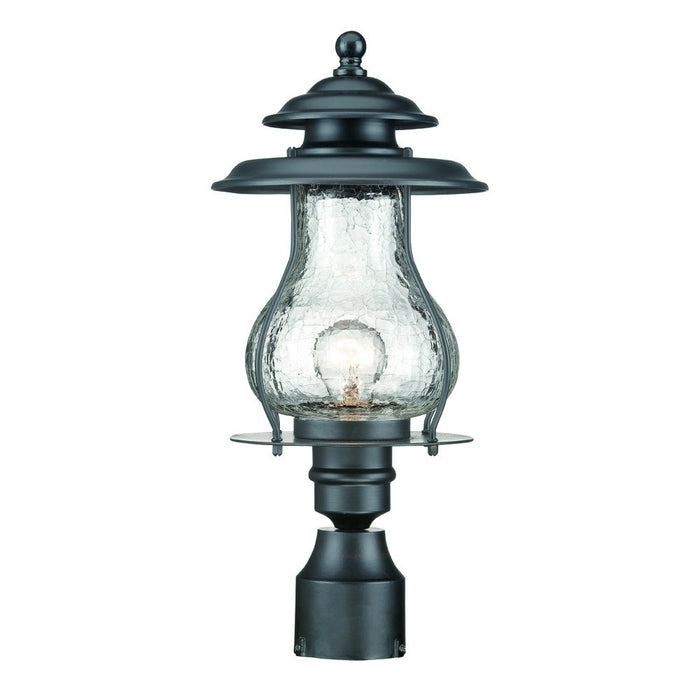 Acclaim Lighting - 8207BK - One Light Outdoor Post Mount - Blue Ridge - Matte Black