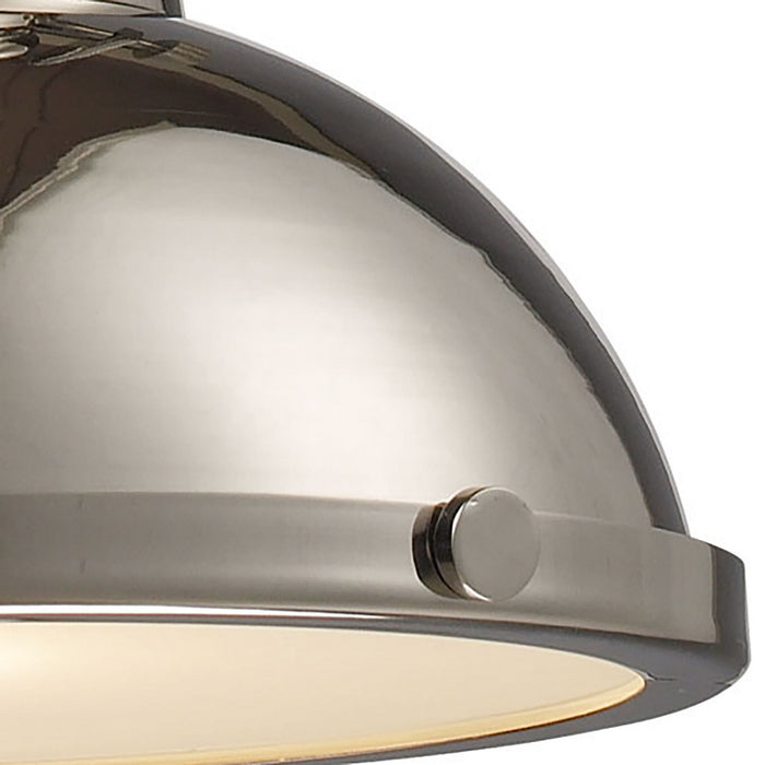 LED Pendant from the Chadwick collection in Polished Nickel finish