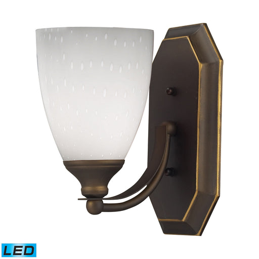 ELK Home - 570-1B-WH-LED - LED Vanity Lamp - Mix and Match Vanity - Aged Bronze