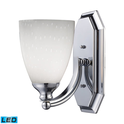 ELK Home - 570-1C-WH-LED - LED Vanity Lamp - Mix and Match Vanity - Polished Chrome