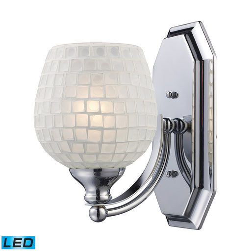 ELK Home - 570-1C-WHT-LED - LED Vanity Lamp - Mix and Match Vanity - Polished Chrome