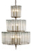 Currey and Company - 9309 - 12 Light Chandelier - Bevilacqua - Silver Leaf