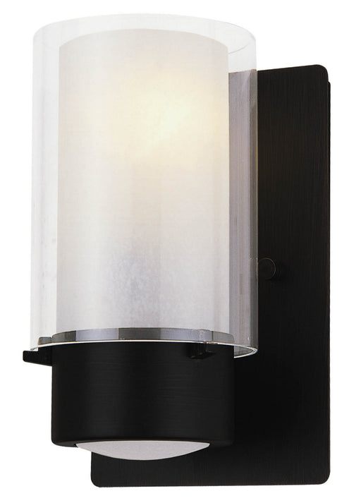 DVI Lighting - DVP9001GR-OP - One Light Wall Sconce - Essex - Graphite w/ Half Opal Glass