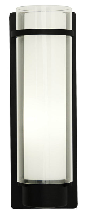 DVI Lighting - DVP9063GR-OP - One Light Wall Sconce - Essex - Graphite w/ Half Opal Glass