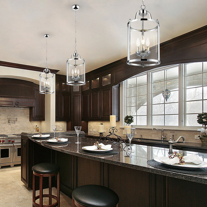 Three Light Pendant from the Payton collection in Chrome finish