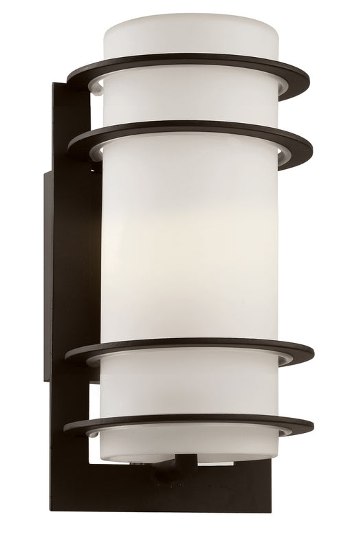 Trans Globe Imports - 40204 BK - One Light Wall Lantern - Zephyr - Black