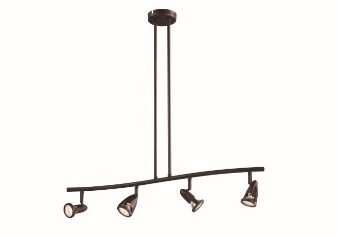 Trans Globe Imports - W-466 ROB - Four Light Track Light - Stingray - Rubbed Oil Bronze