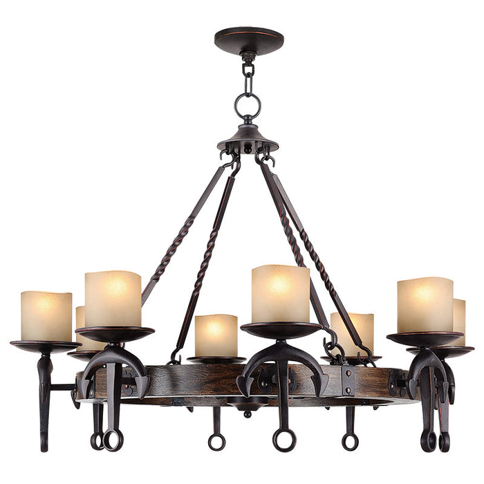 Livex Lighting - 4868-67 - Eight Light Chandelier - Cape May - Olde Bronze