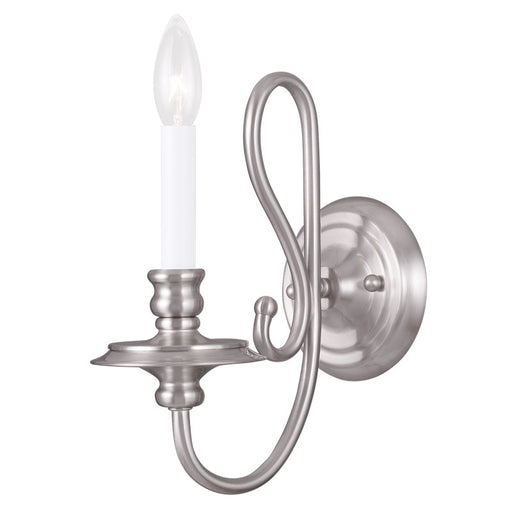Livex Lighting - 5161-91 - One Light Wall Sconce - Caldwell - Brushed Nickel