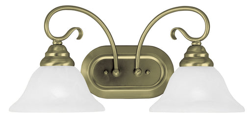 Livex Lighting - 6102-01 - Two Light Bath Vanity - Coronado - Antique Brass