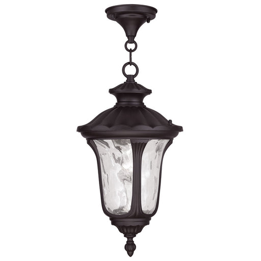 Livex Lighting - 7854-07 - One Light Outdoor Pendant - Oxford - Bronze