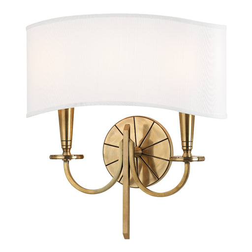 Hudson Valley - 8022-AGB - Two Light Wall Sconce - Mason - Aged Brass