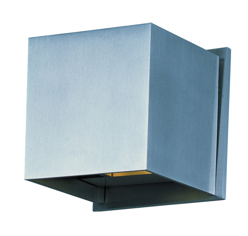 ET2 - E41308-SA - LED Wall Sconce - Alumilux Cube - Satin Aluminum
