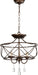 Quorum - 2716-16-86 - Three Light Dual Mount - Cilia - Oiled Bronze