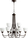 Quorum - 6050-9-86 - Nine Light Chandelier - Brooks - Oiled Bronze