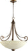Quorum - 8131-4-86 - Four Light Pendant - Lariat - Oiled Bronze