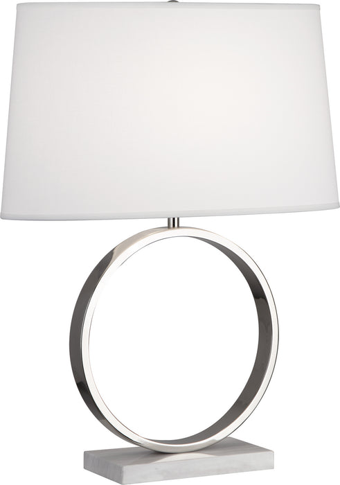 Robert Abbey - 2791 - One Light Table Lamp - Logan - Polished Nickel