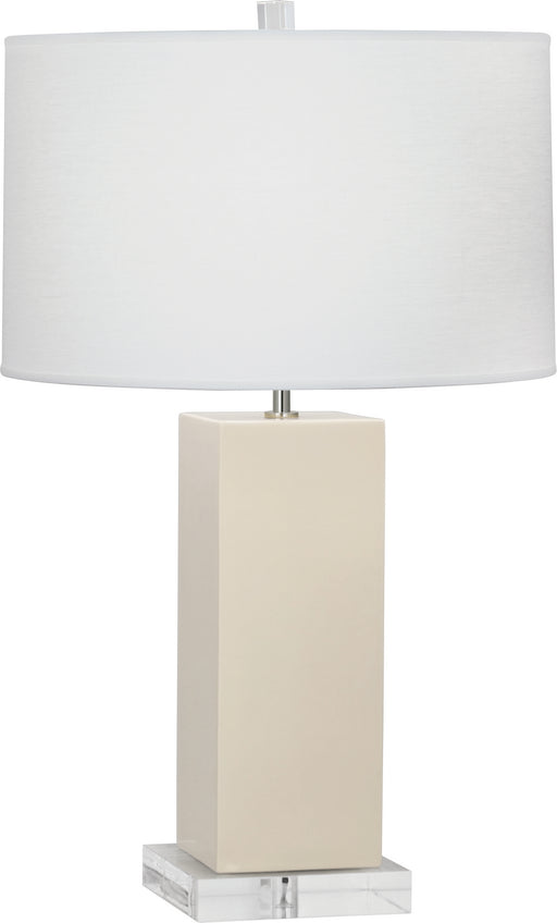 Robert Abbey - BN995 - One Light Table Lamp - Harvey - Bone Glazed Ceramic