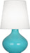 Robert Abbey - EB993 - One Light Table Lamp - June - Egg Blue Glazed Ceramic