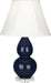 Robert Abbey - MB13 - One Light Accent Lamp - Small Double Gourd - Midnight Blue Glazed Ceramic w/ Lucite Base