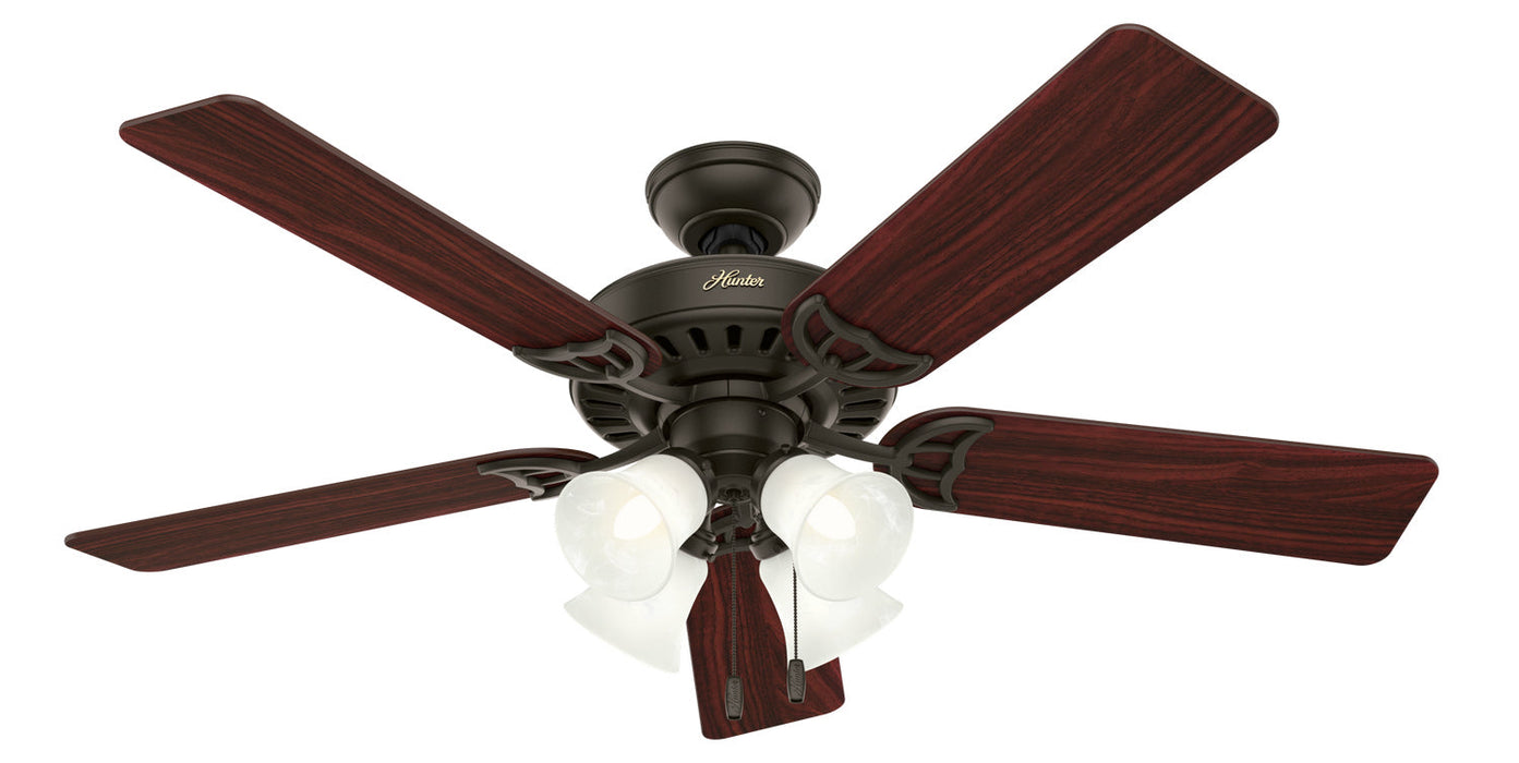 Hunter 52" Studio Series Ceiling Fan with LED Light Kit and Pull Chains