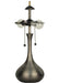 Meyda Tiffany - 15655 - Two Light Table Base Hardware - Teardrop - Nickel