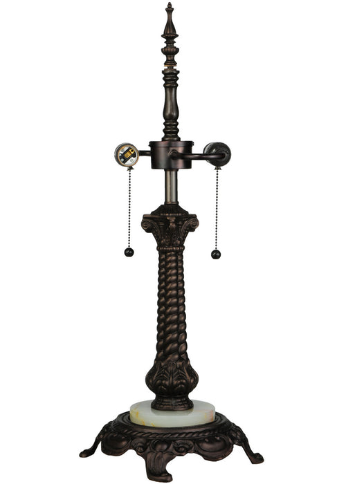 Meyda Tiffany - 18653 - Table Base Hardware - Rope - Mahogany Bronze