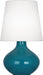 Robert Abbey - PC993 - One Light Table Lamp - June - Peacock Glazed Ceramic