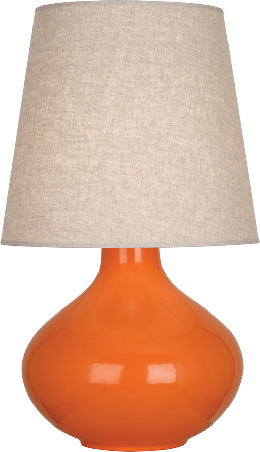 Robert Abbey - PM991 - One Light Table Lamp - June - Pumpkin Glazed Ceramic