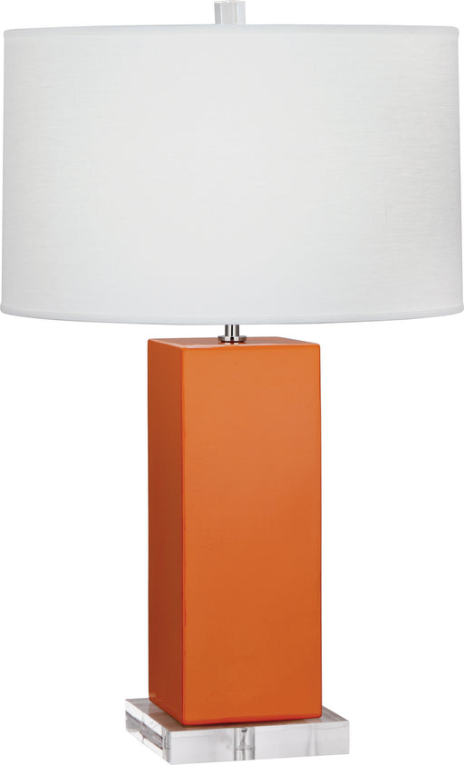 Robert Abbey - PM995 - One Light Table Lamp - Harvey - Pumpkin Glazed Ceramic