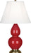 Robert Abbey - RR10 - One Light Accent Lamp - Small Double Gourd - Ruby Red Glazed Ceramic