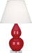 Robert Abbey - RR13X - One Light Accent Lamp - Small Double Gourd - Ruby Red Glazed Ceramic w/ Lucite Base