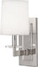 Robert Abbey - S3381 - One Light Wall Sconce - Alice - Polished Nickel w/ Lucite