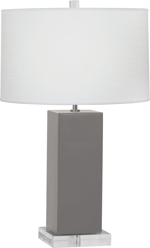 Robert Abbey - ST995 - One Light Table Lamp - Harvey - Smoky Taupe Glazed Ceramic