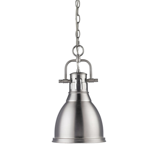 Golden - 3602-S PW-PW - One Light Pendant - Duncan - Pewter