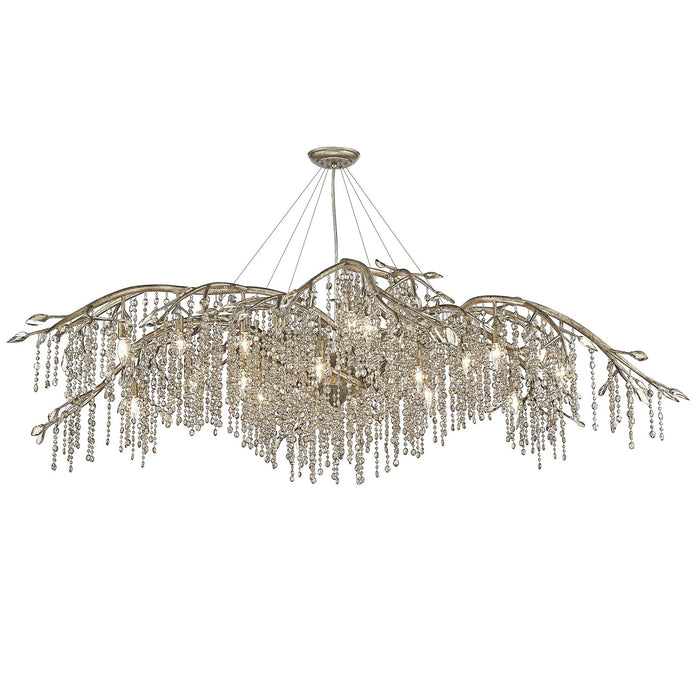 24 Light Chandelier from the Autumn Twilight MG collection in Mystic Gold finish