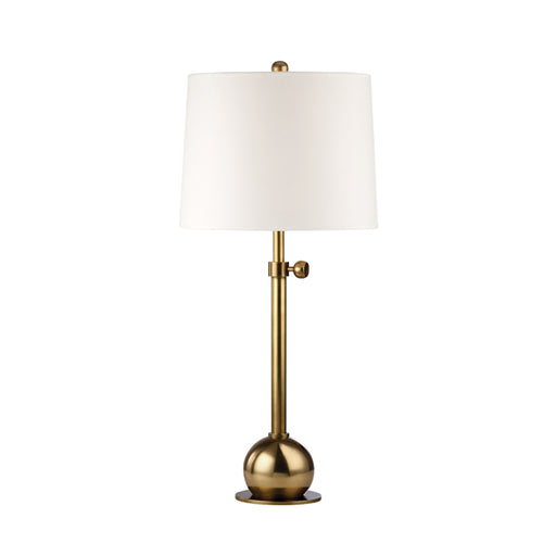 Hudson Valley - L114-VB-WS - One Light Table Lamp - Marshall - Vintage Brass