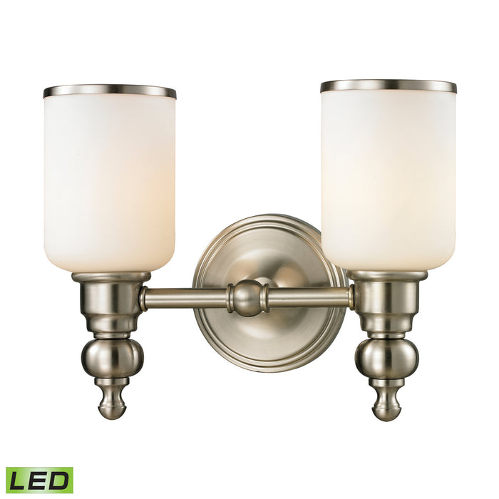 ELK Home - 11581/2-LED - LED Vanity Lamp - Bristol - Brushed Nickel