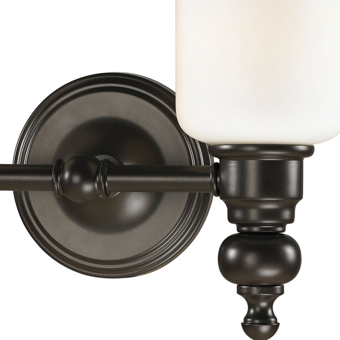 Two Light Vanity Lamp from the Bristol Way collection in Oil Rubbed Bronze finish