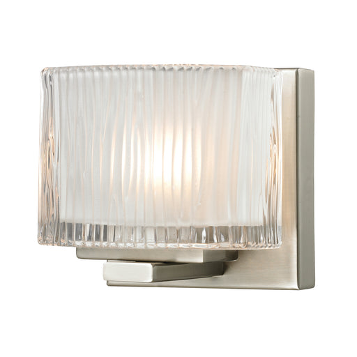 ELK Home - 11630/1 - One Light Vanity Lamp - Chiseled Glass - Brushed Nickel