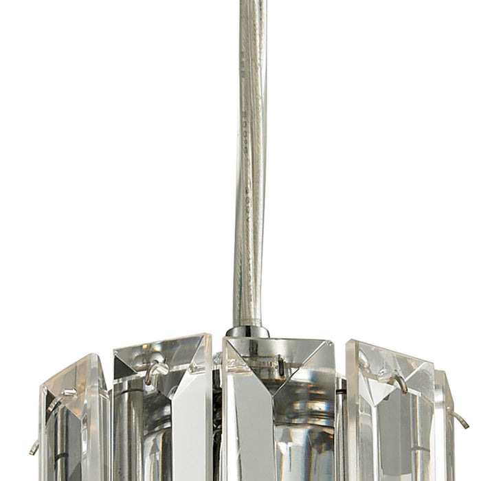 One Light Mini Pendant from the Cynthia collection in Polished Chrome finish