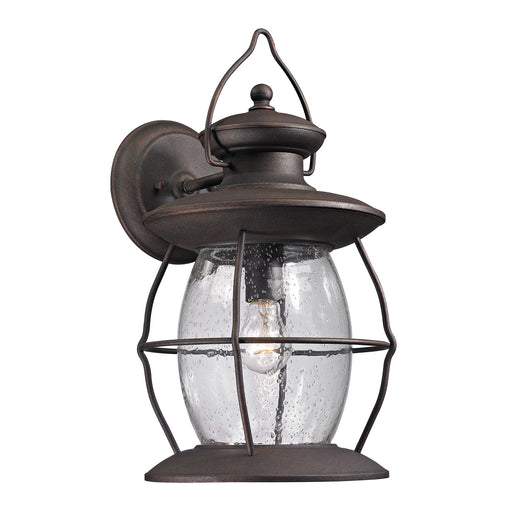 ELK Home - 47044/1 - One Light Wall Sconce - Village Lantern - Weathered Charcoal