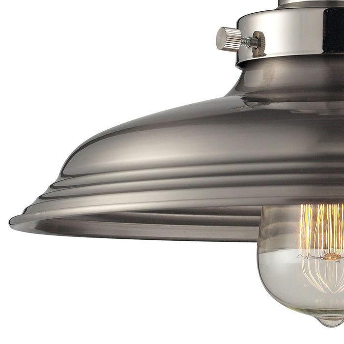 One Light Wall Sconce from the Newberry collection in Satin Nickel finish