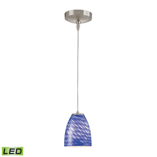 ELK Home - PF1000/1-LED-BN-S - LED Mini Pendant - Low Voltage - Blue, Chrome